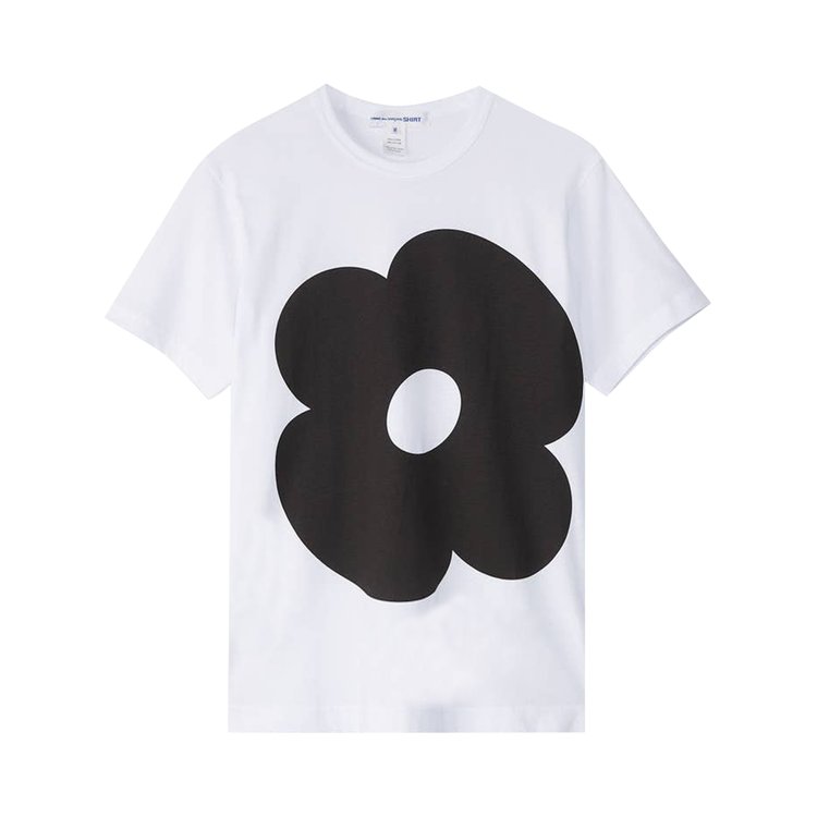 Comme des Garçons SHIRT Flower Print T-Shirt 'White'
