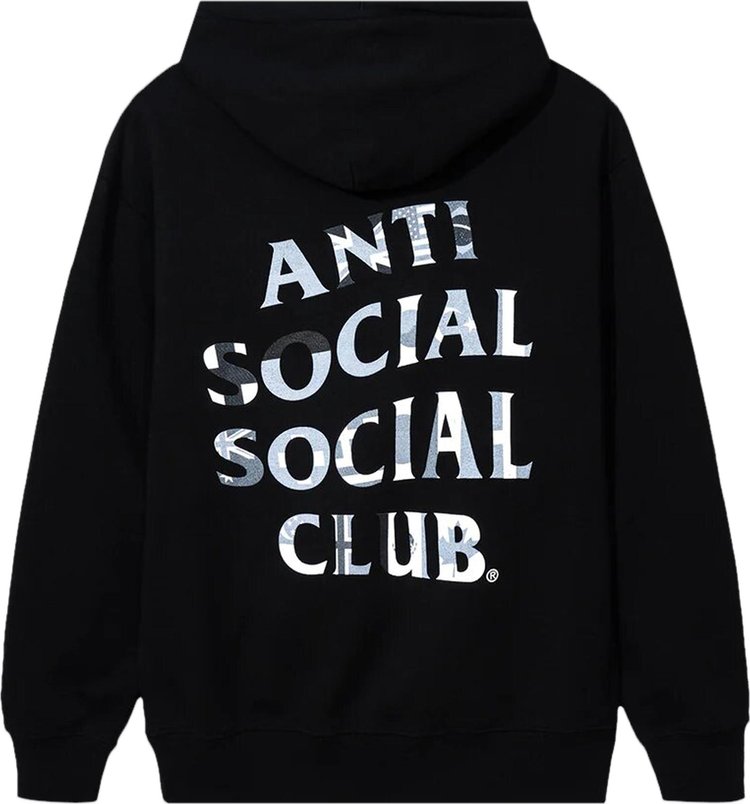 Anti Social Social Club x Alpha Essential Hoodie Black