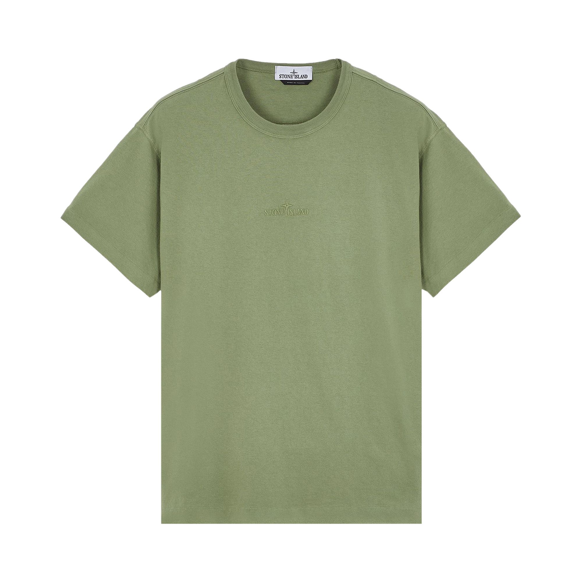 Stone island shop olive t shirt