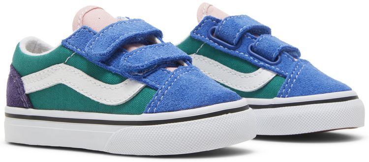Vans Old Skool V Toddler Retro Court   Multi