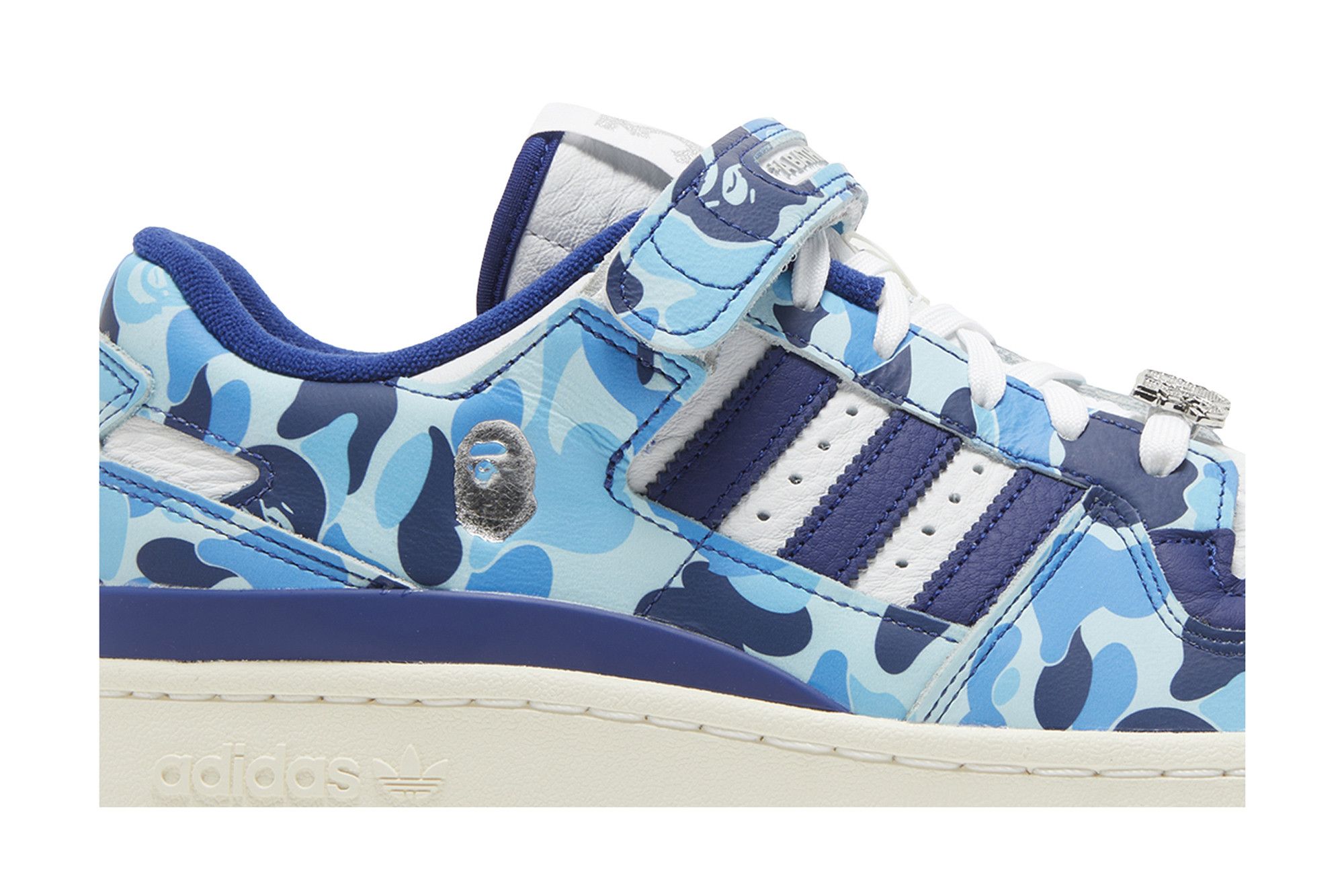 Bape adidas blue top