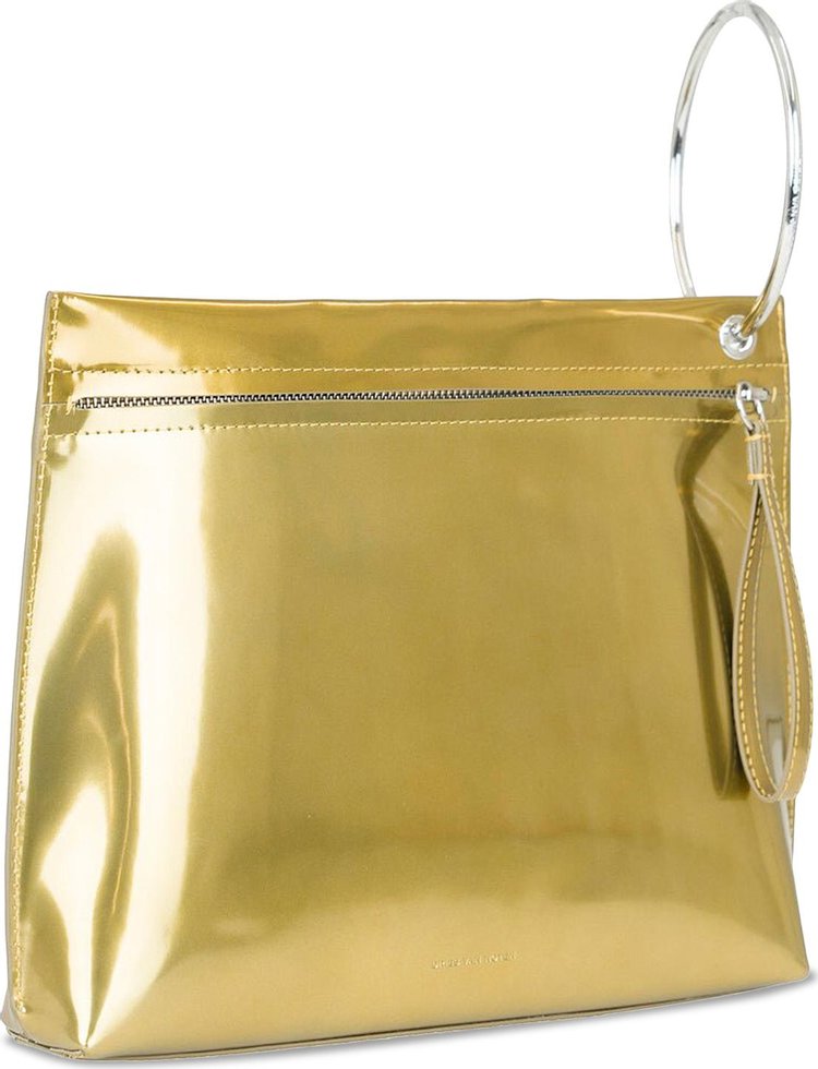 Dries Van Noten Ring Clutch Bag Gold