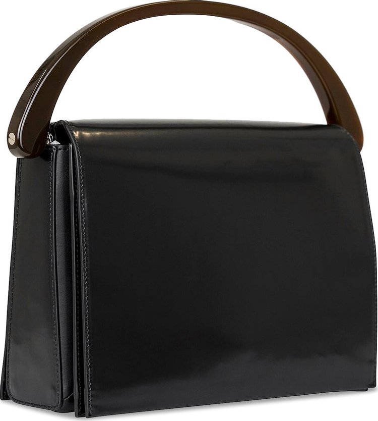 Dries Van Noten Acryllic Handle Bag Black