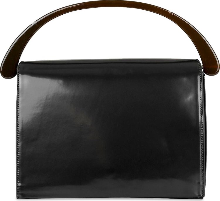 Dries Van Noten Acryllic Handle Bag Black