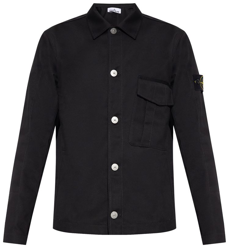Stone Island Shirt Jacket Black