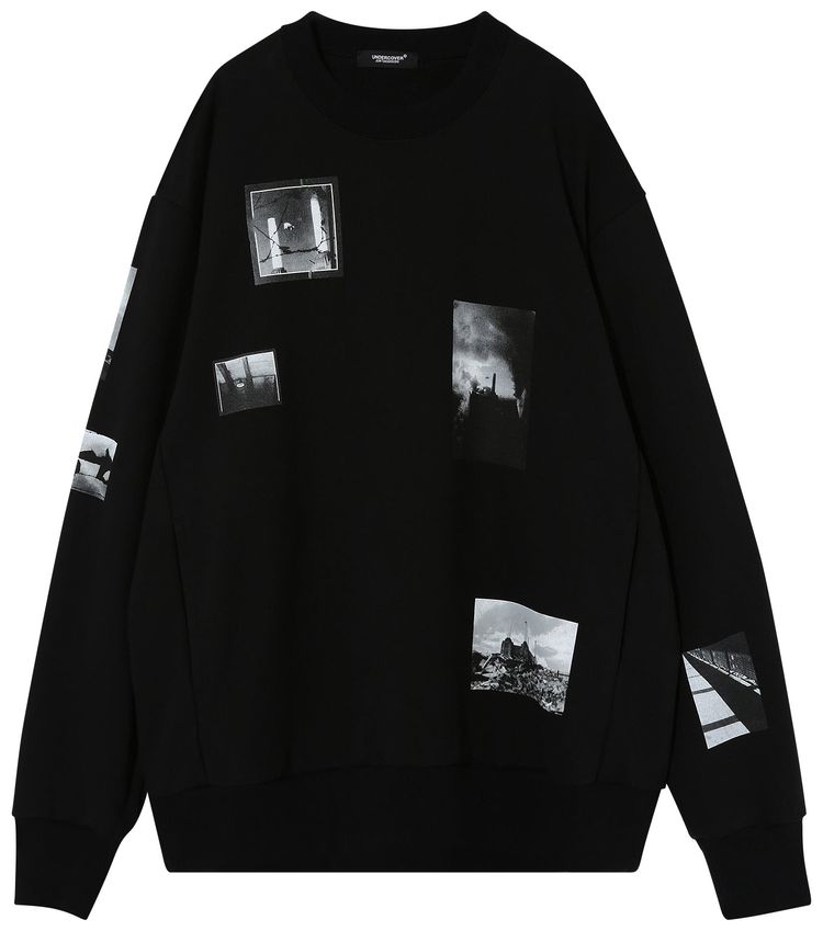 Undercover Graphic Crewneck Sweatshirt Black