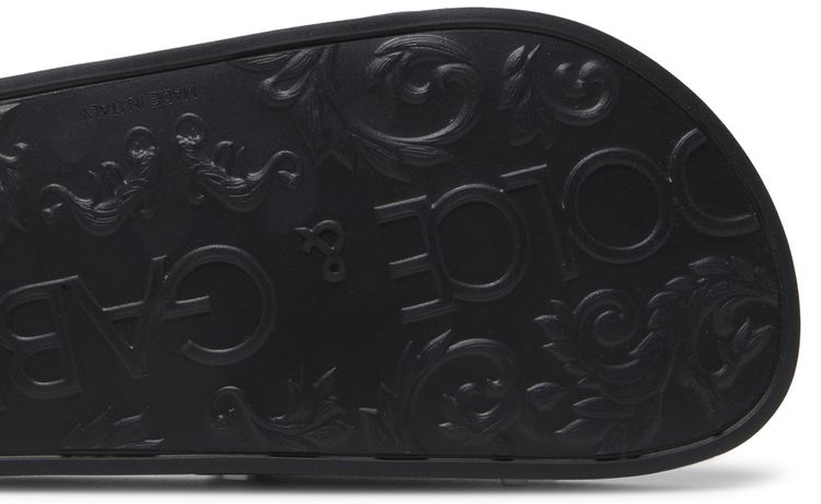 Dolce  Gabbana Wmns Slides Black