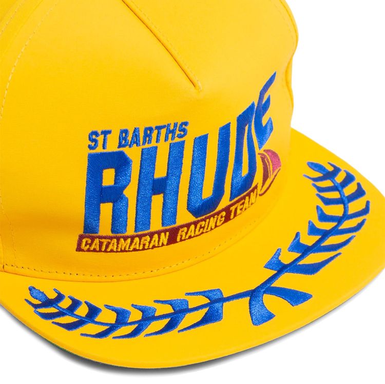 Rhude Lorient Racing Hat Yellow