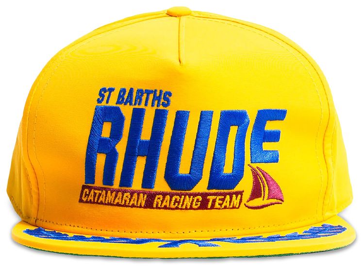 Rhude Lorient Racing Hat Yellow