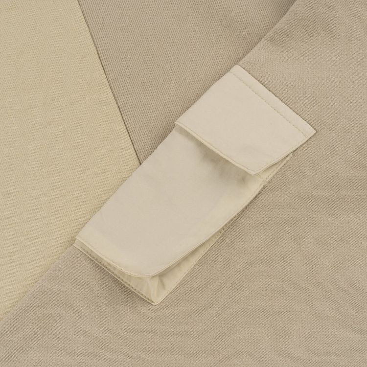 Dime 3 Tone Split Hoodie Sand