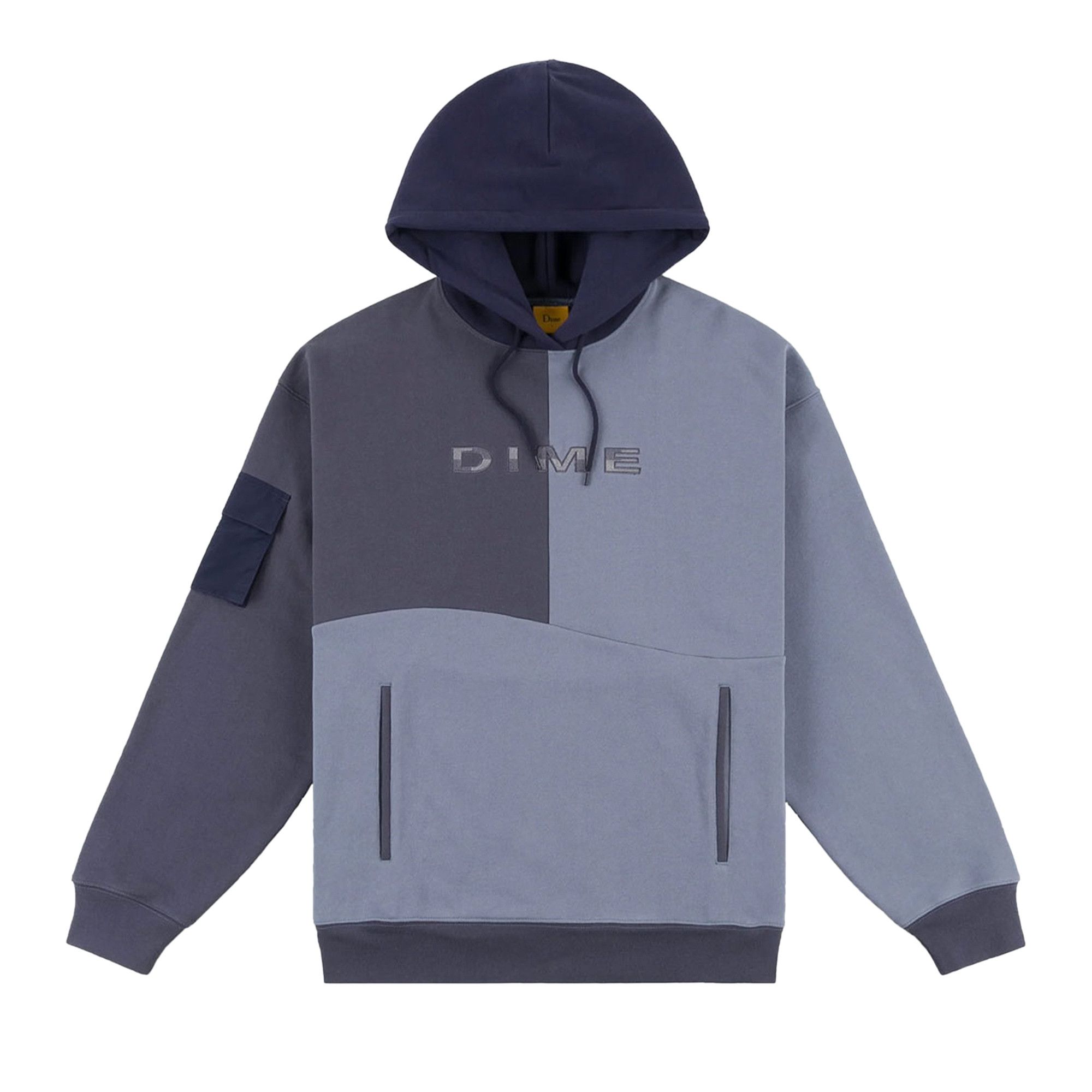 Buy Dime 3 Tone Split Hoodie 'Purple' - DIMESU233PUR | GOAT