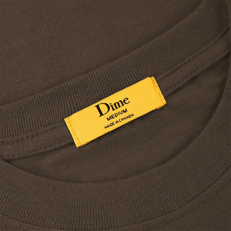 Dime Classic Small Logo T Shirt Driftwood