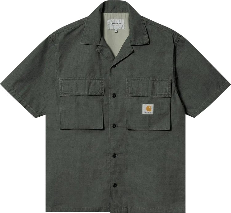 Buy Carhartt WIP Short-Sleeve Wynton Shirt 'Jura/Yucca' - I030456 JURA ...