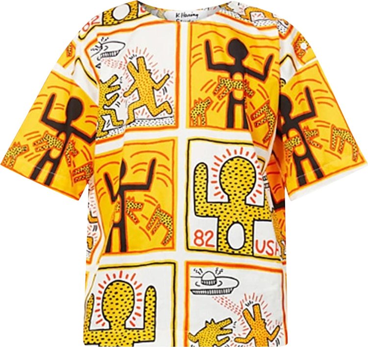 Etudes x Keith Haring All Over Shirt 'Multicolor/Orange'