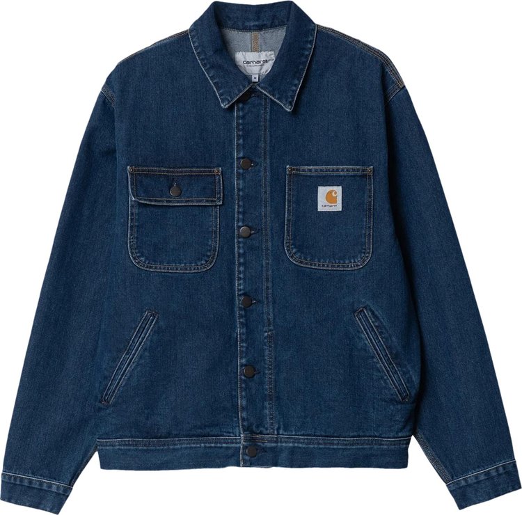 Buy Carhartt WIP Saledo Jacket 'Blue' - I031925 BLUE | GOAT