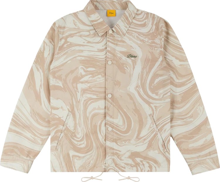 Dime Marble Coach Jacket Cream