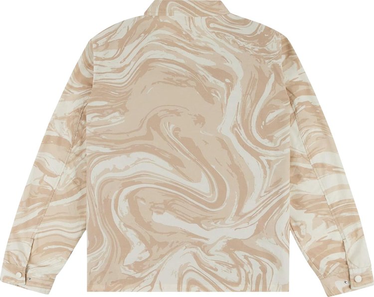 Dime Marble Coach Jacket Cream