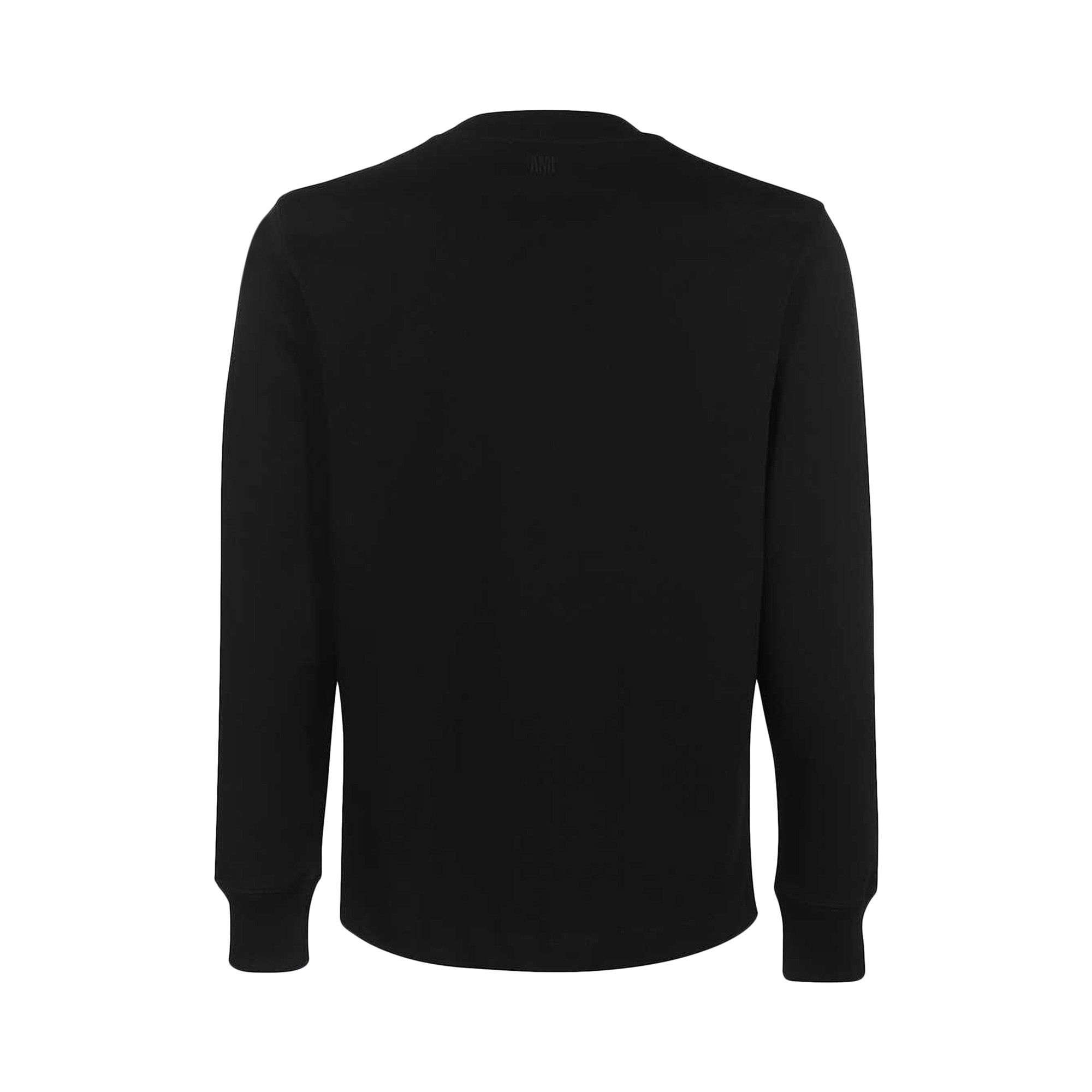 Buy Ami Long-Sleeve T-Shirt 'Black' - UTS200 701 001 | GOAT