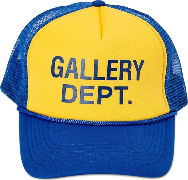 Gallery Dept. GD Logo Trucker 'Yellow/Navy'