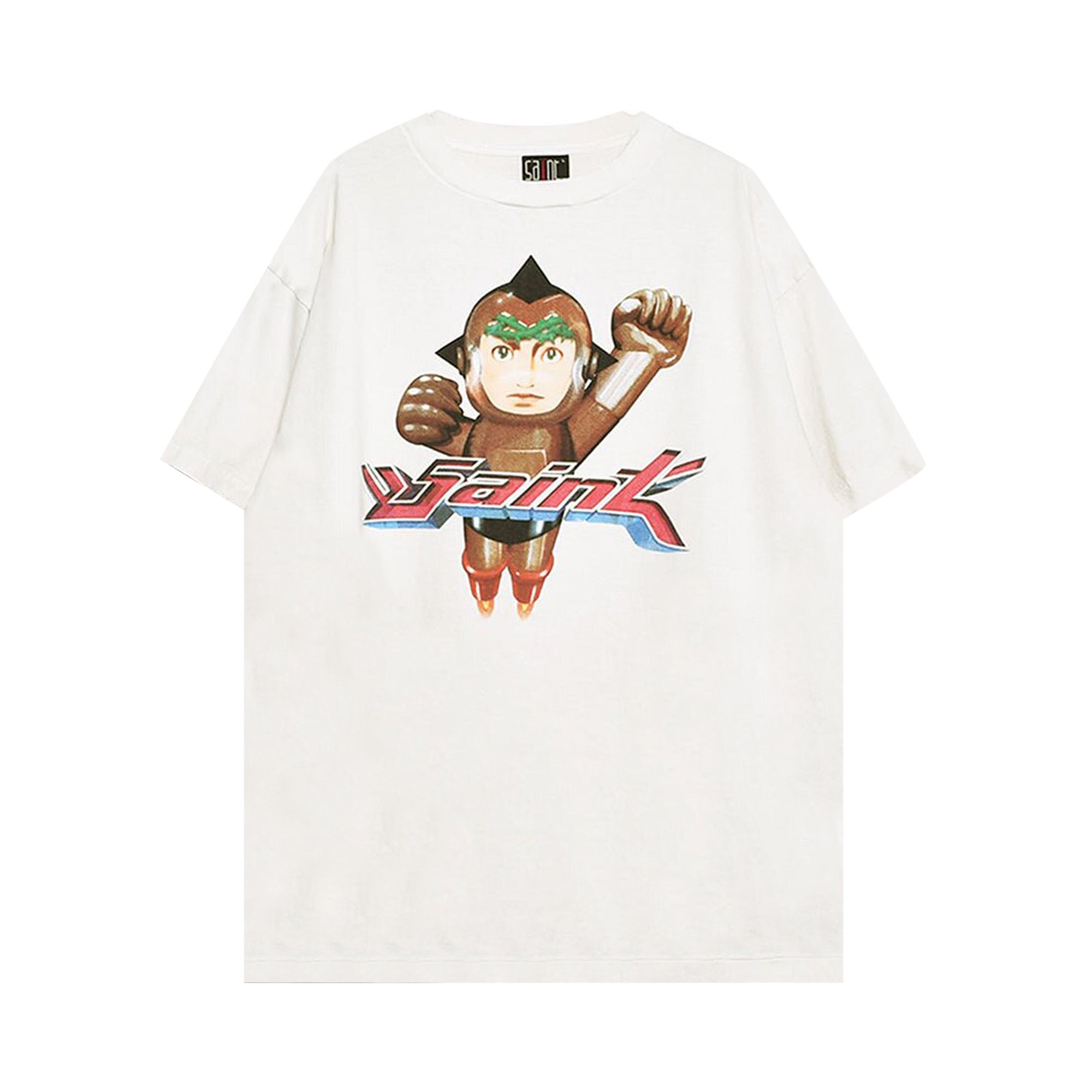 Buy SAINT Mxxxxxx Iron Baby Tee 'White' - SM S23 0000 021 | GOAT