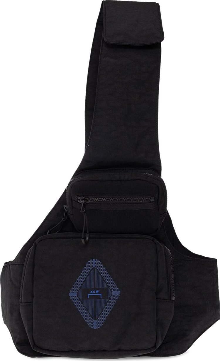 A Cold Wall Vertex Multi Pocket Sling Bag Black