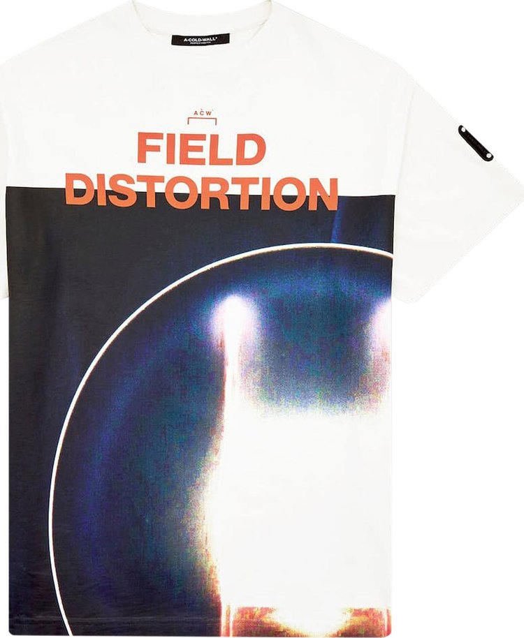 A-Cold-Wall* Field Distortion T-Shirt 'Stone'