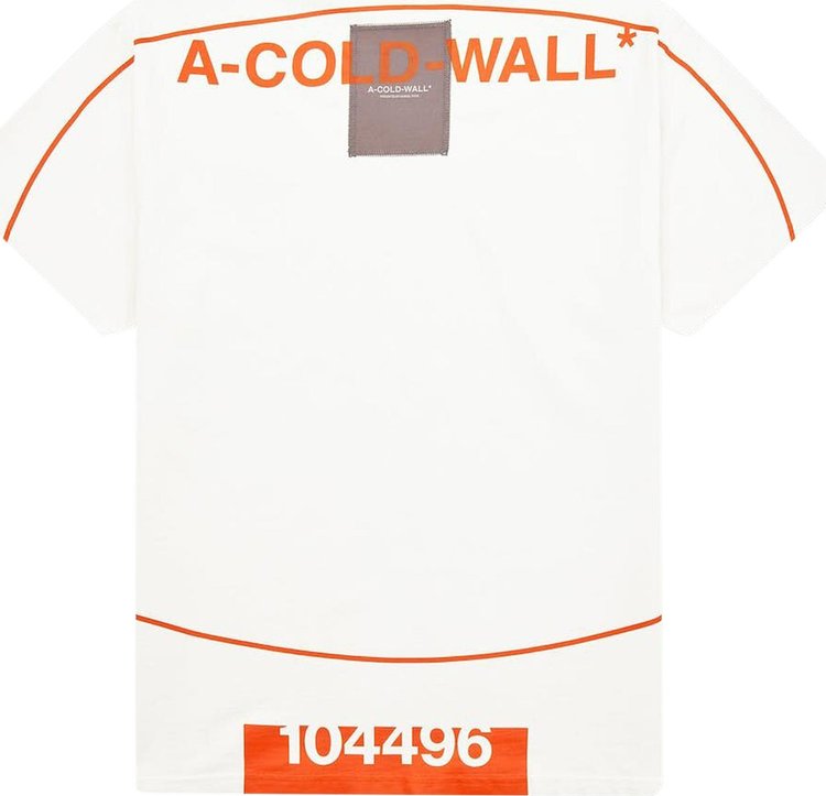 A Cold Wall Field Distortion T Shirt Stone