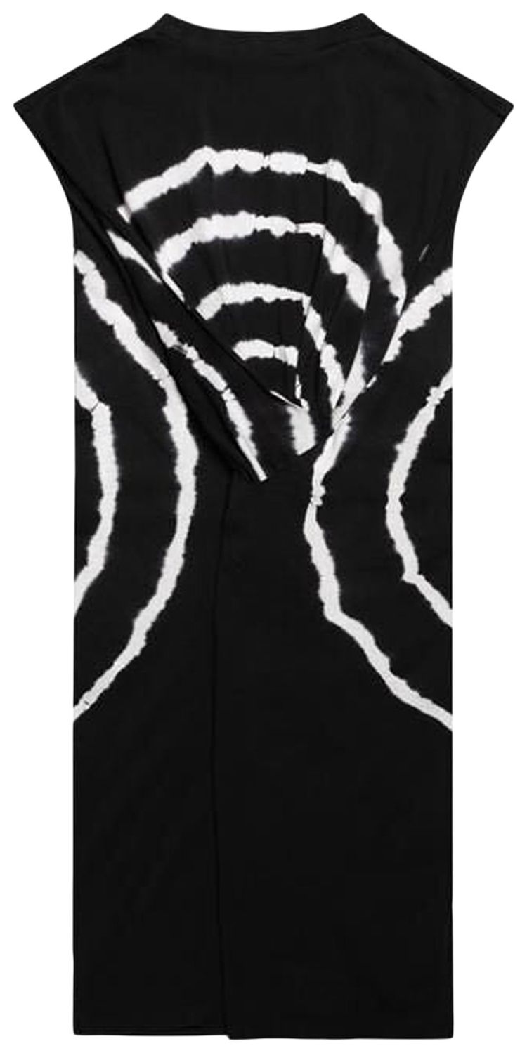 Aries Twisted Vest Dress Black