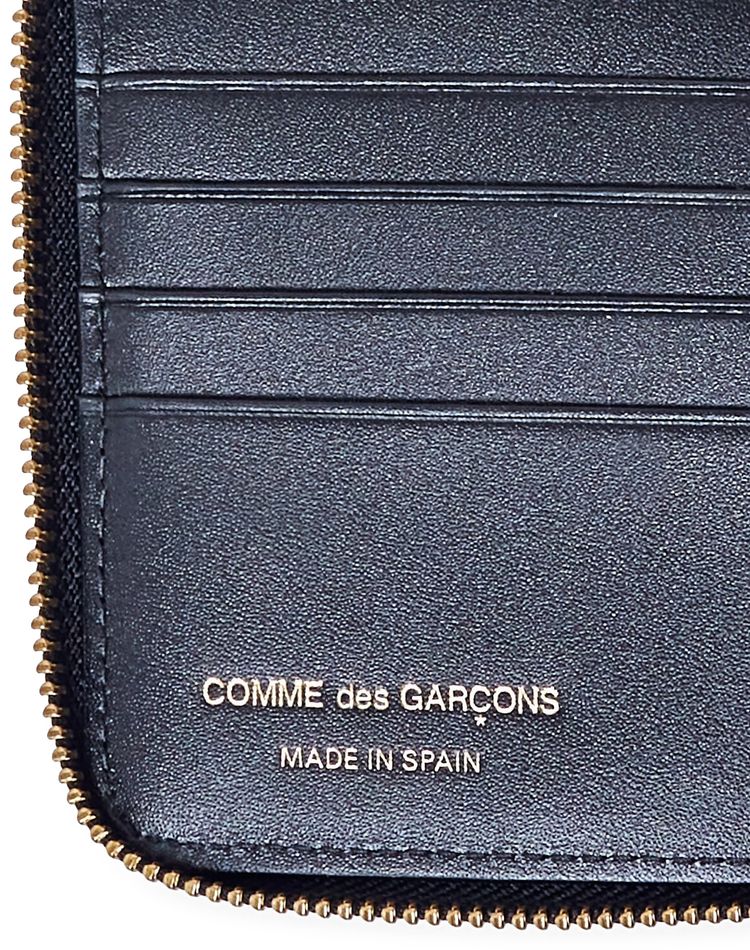 Comme des Garcons PLAY Zipper Pull Wallet Black