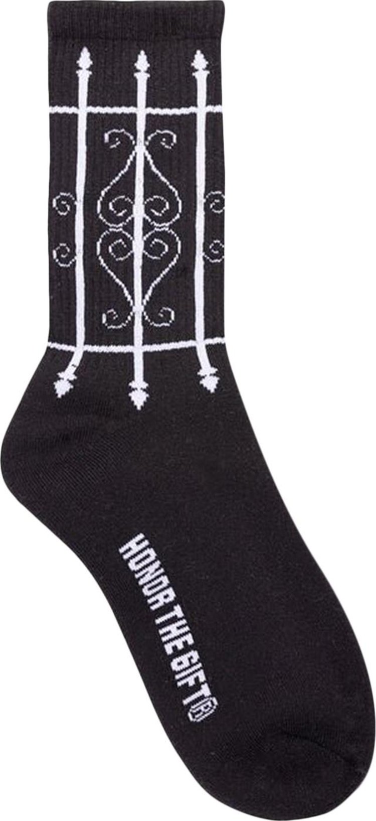 Buy Honor The Gift Project Socks 'Black' - HTG220482 BLAC | GOAT