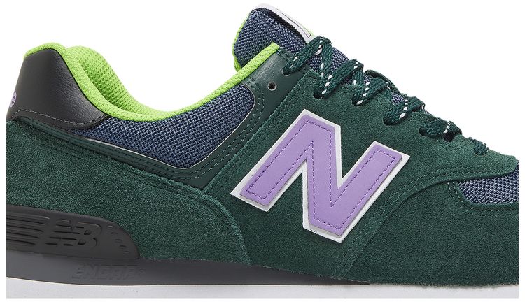 New Balance 574 Green Purple