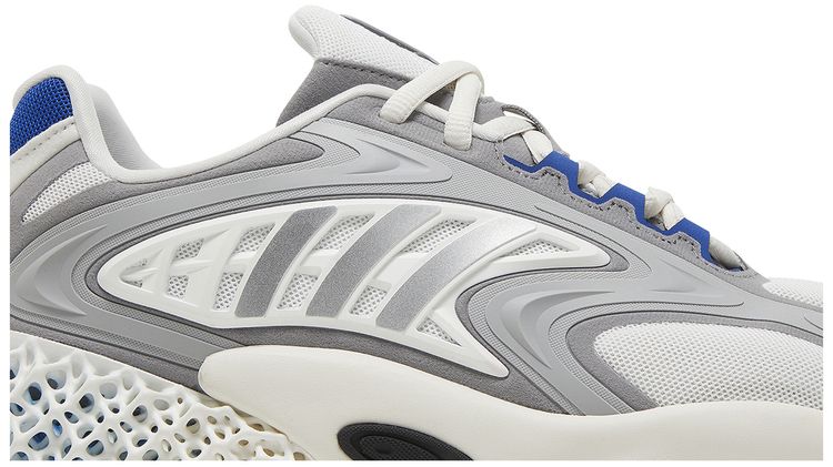 4D Krazed White Silver Metallic