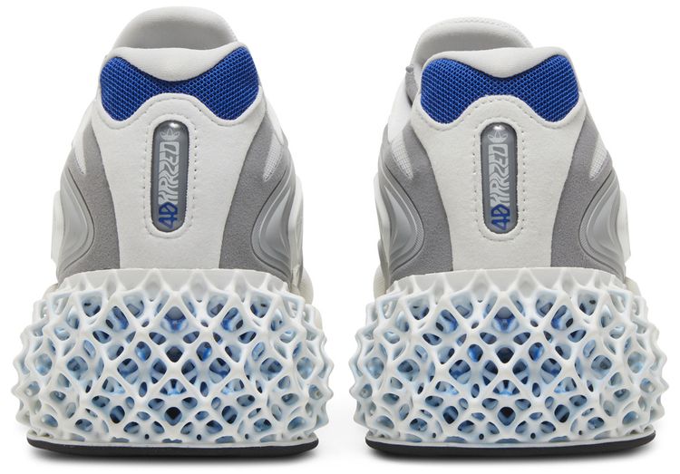 4D Krazed White Silver Metallic