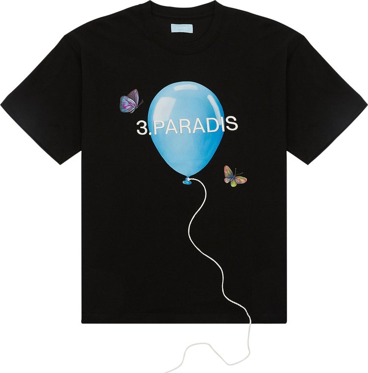 3.PARADIS Dreaming Ballons T-Shirt 'Black'