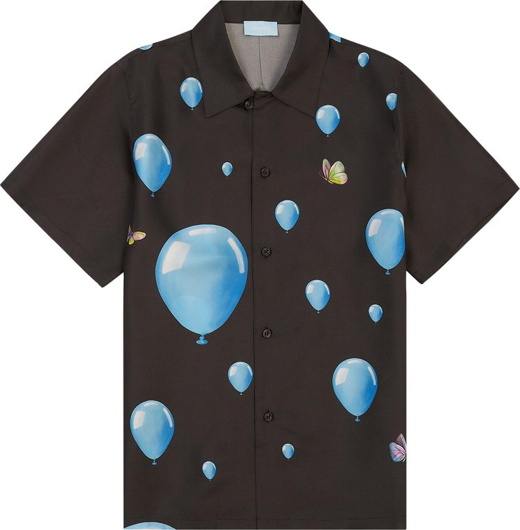 3.PARADIS Dreaming Ballons Short-Sleeve Shirt 'Black'