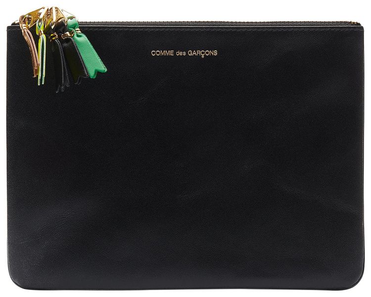 Comme des Garcons PLAY Zipper Pull Wallet Black