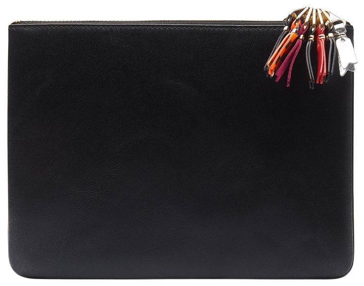 Comme des Garcons PLAY Zipper Pull Wallet Black