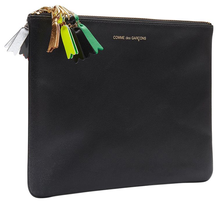 Comme des Garcons PLAY Zipper Pull Wallet Black