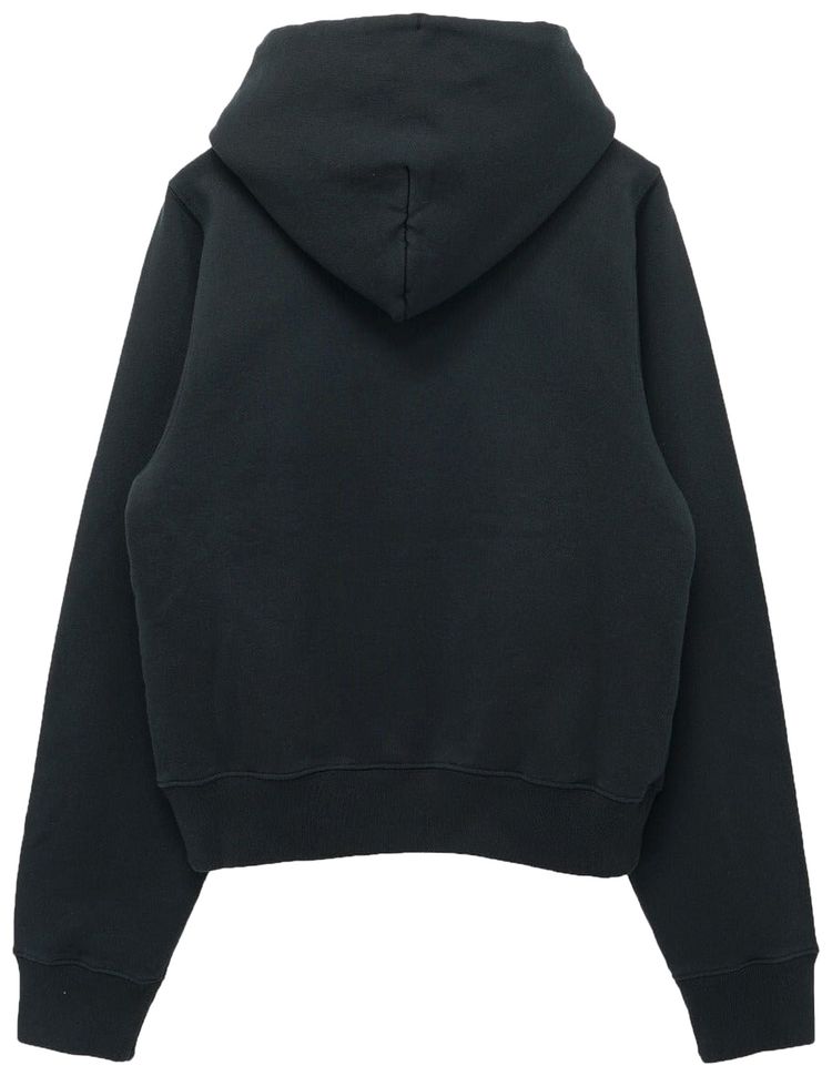 Martine Rose Shrunken Hoodie Black