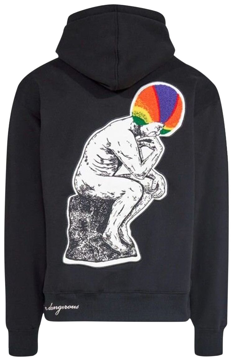 Pleasures Discourse Hoodie Black
