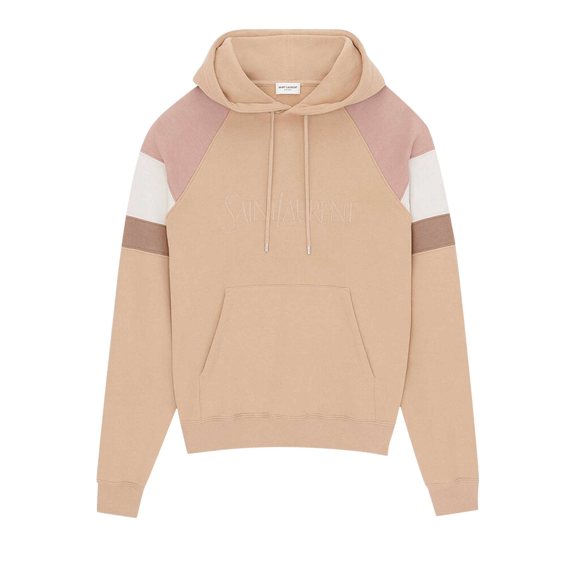 Buy Saint Laurent Vintage Logo Hoodie 'Nude/Rose Givre/Dirt