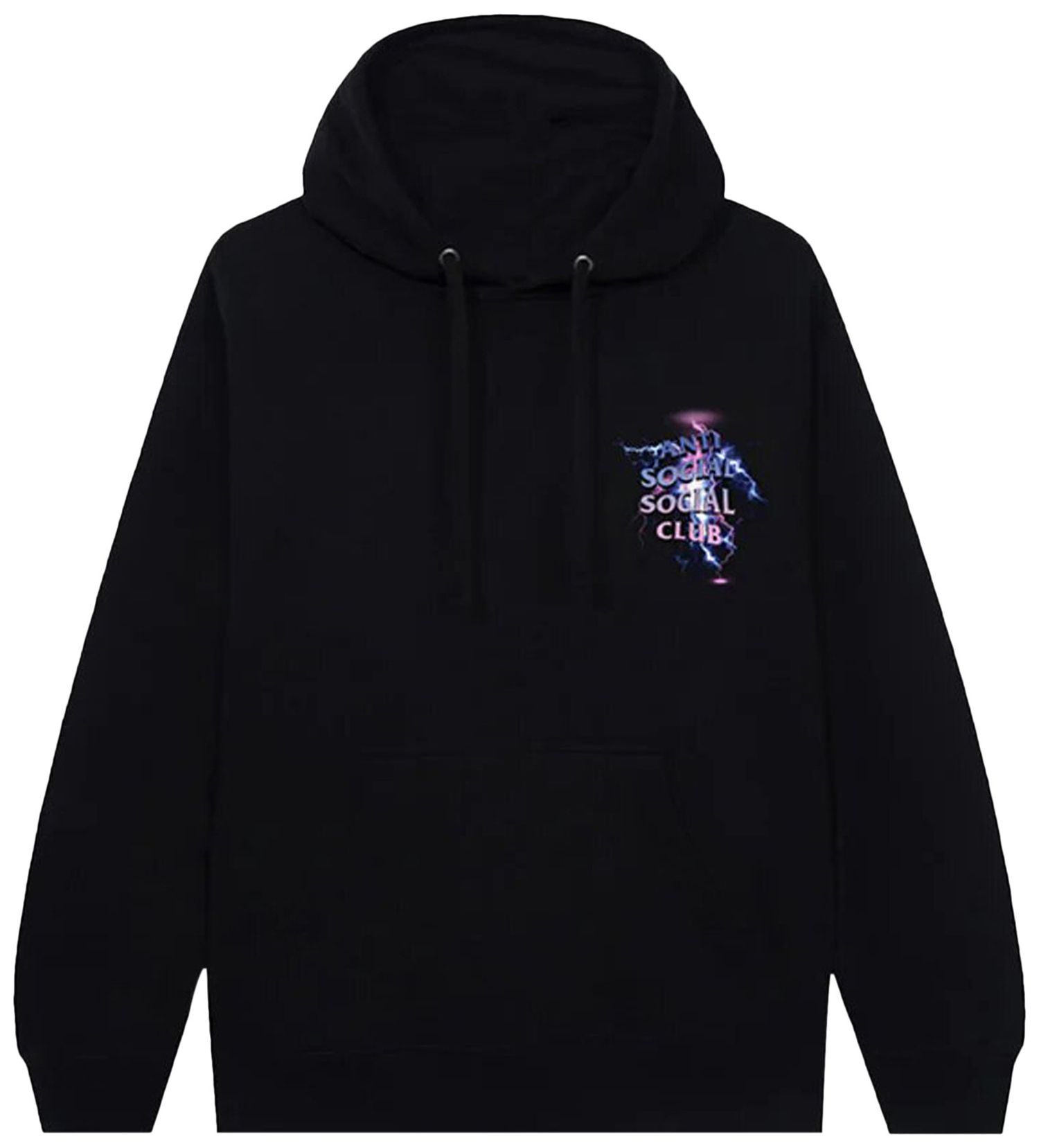 Buy Anti Social Social Club Bolt From The Blue Hoodie 'Black' 0657