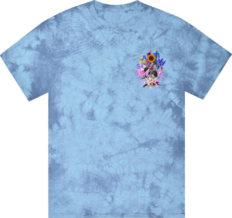 Anti Social Social Club Bouquet For The Old Days Tie Dye Tee 'Blue'