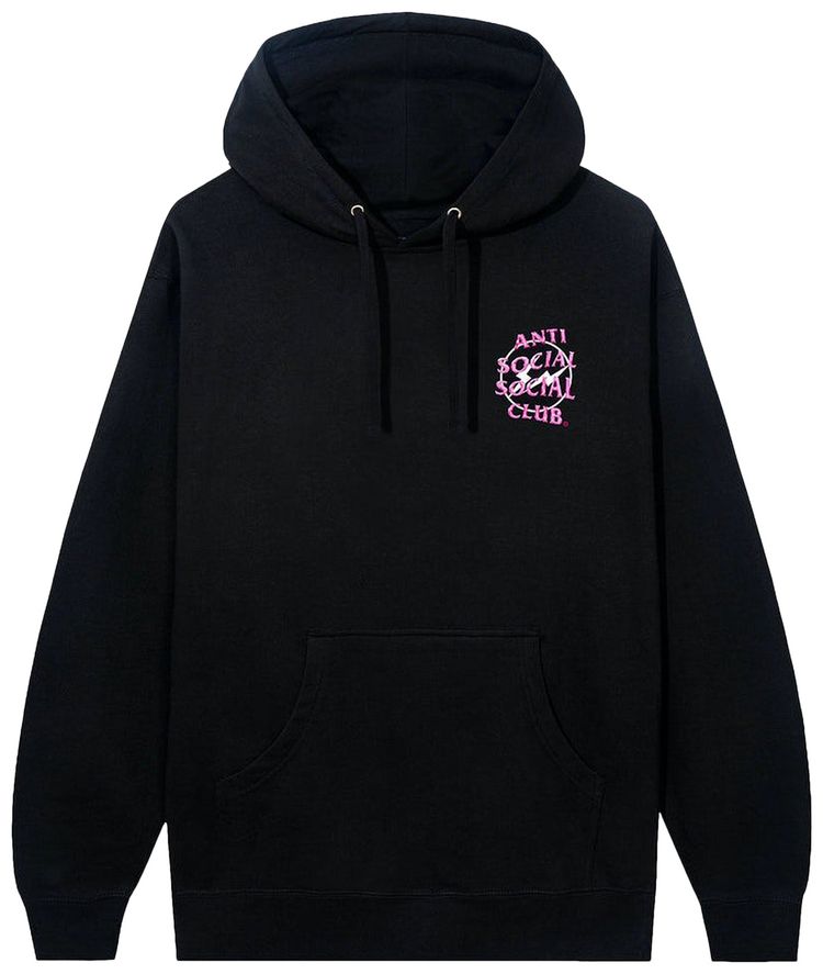Anti Social Social Club Precious Petals Hoodie BlackPink