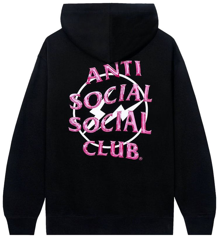 Anti Social Social Club Precious Petals Hoodie BlackPink