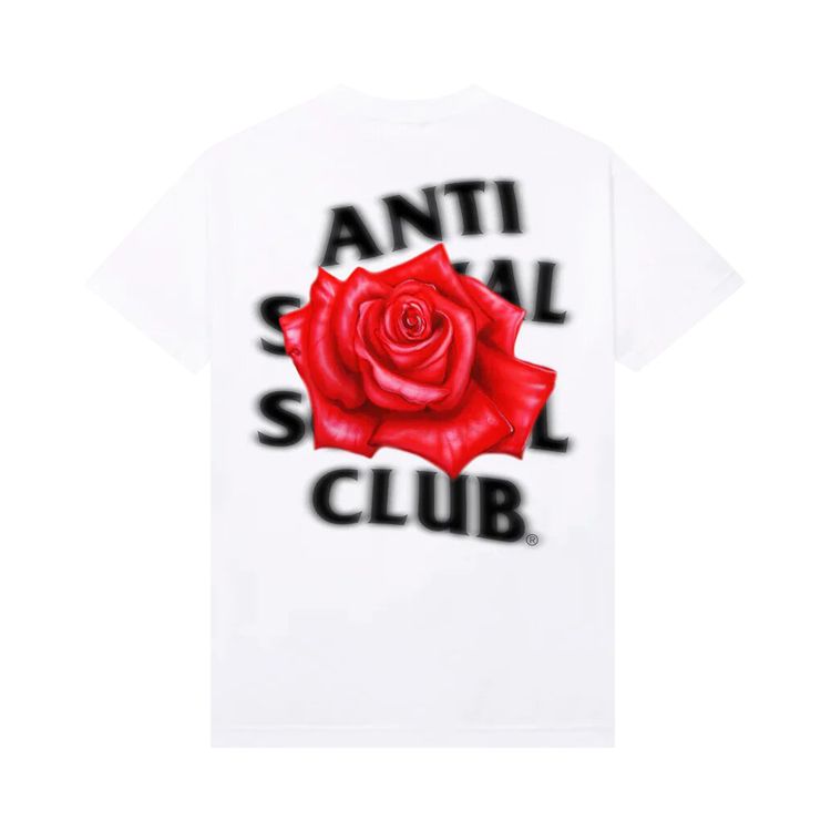 Anti Social Social Club Roses Are Red Tee White