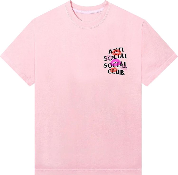 Anti Social Social Club Your Kiss Tee 'Pink'