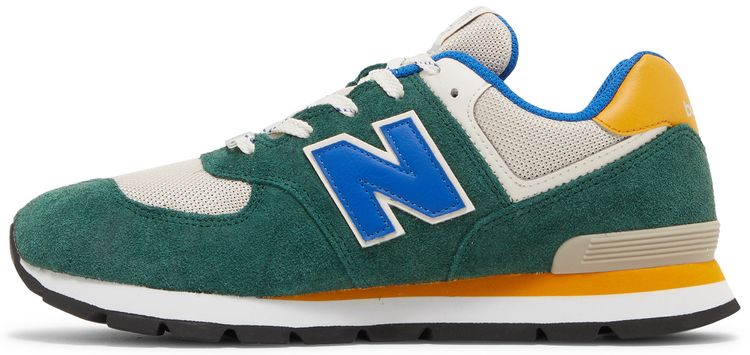 New Balance 574 Big Kid Nightwatch Green Cobalt