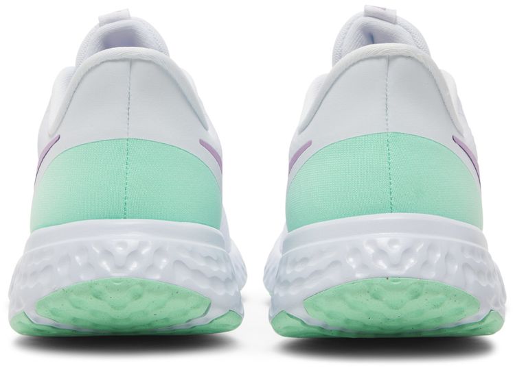 Nike Wmns Revolution 5 White Green Glow Violet