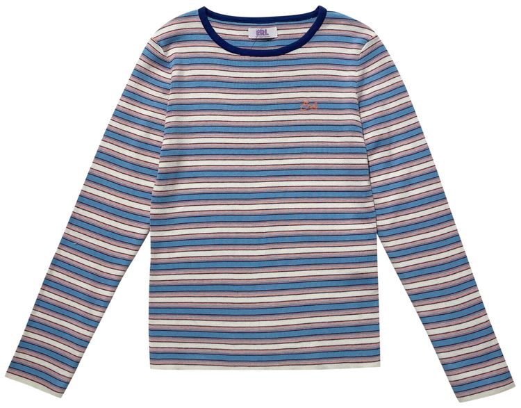 ERL Striped Crewneck Blue